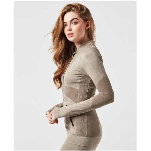 Blanc Noir Jacket Track La Jolla Beach Tennis Club Logo Fitted - Picture 1 of 16